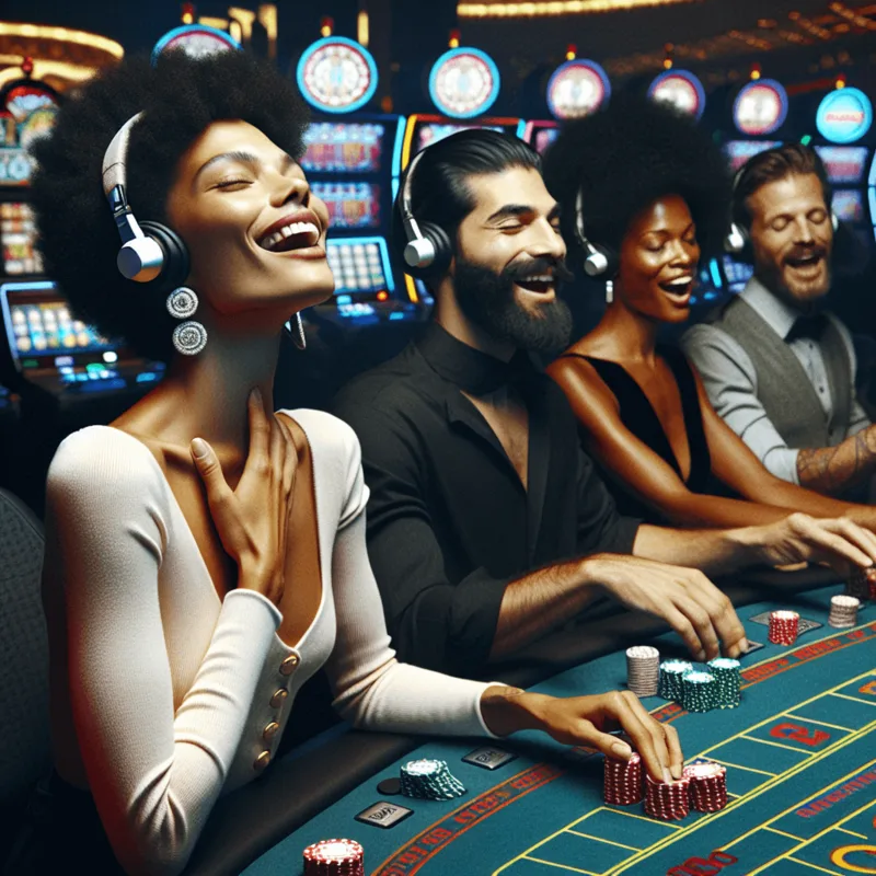 Casino players losing focus during big poker wins
