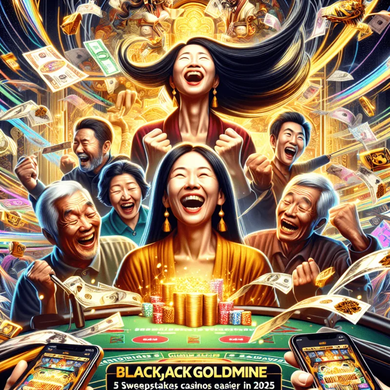 Blackjack Goldmine: 5 Sweepstakes Casinos That Make Winning Real Cash in 2025 Easier Than Ever