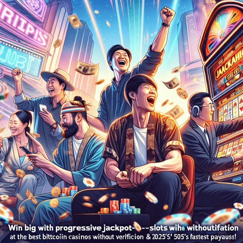 Win Big with Progressive Jackpot-Slots at the Best Bitcoin Casinos Without Verification & 2025's Fastest Payouts!